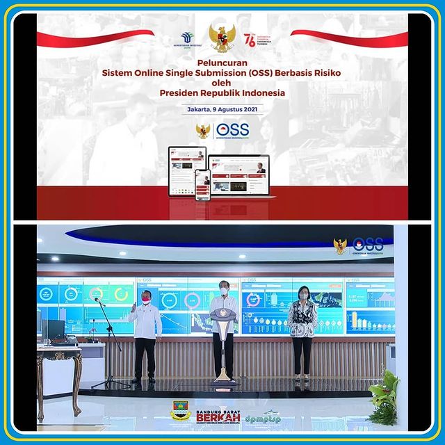 >Peluncuran Sistem Online Single Submission - Risk Based Approach (OSS - RBA)